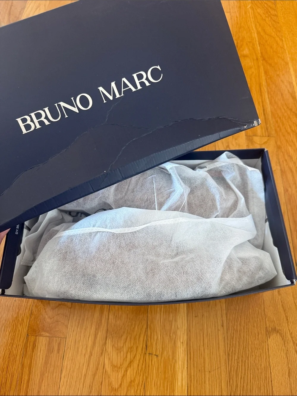 Bruno Marc Men’s Tan Leather Dress Shoes